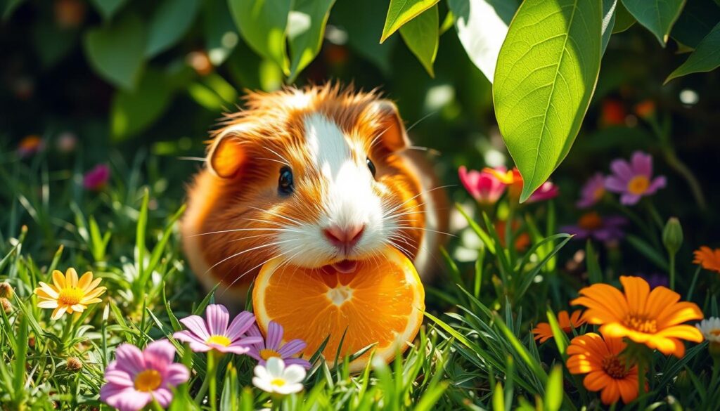 How much orange can I give my guinea pig?