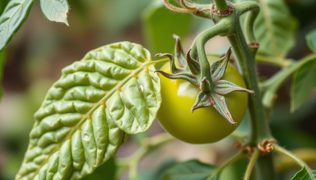 Toxic tomato parts for guinea pigs