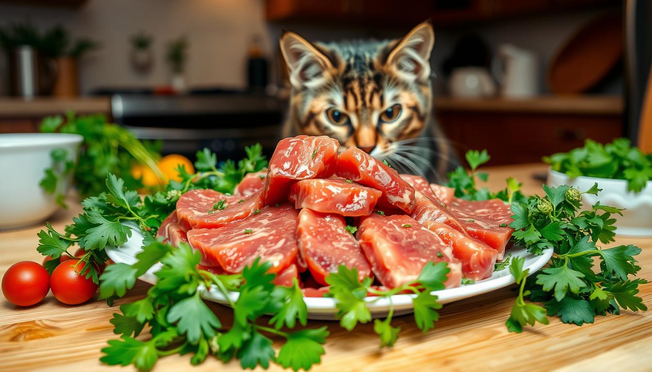 can cats eat raw meat