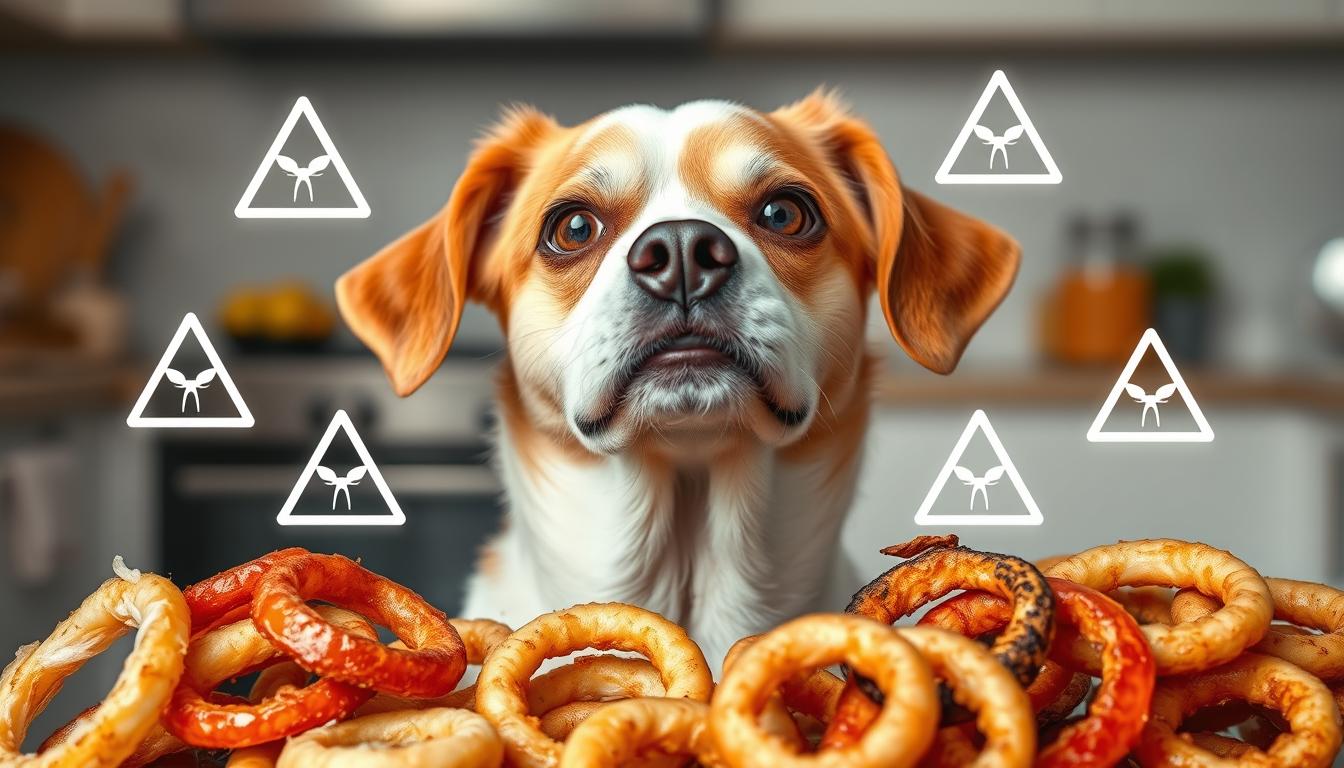 can dogs eat onion rings