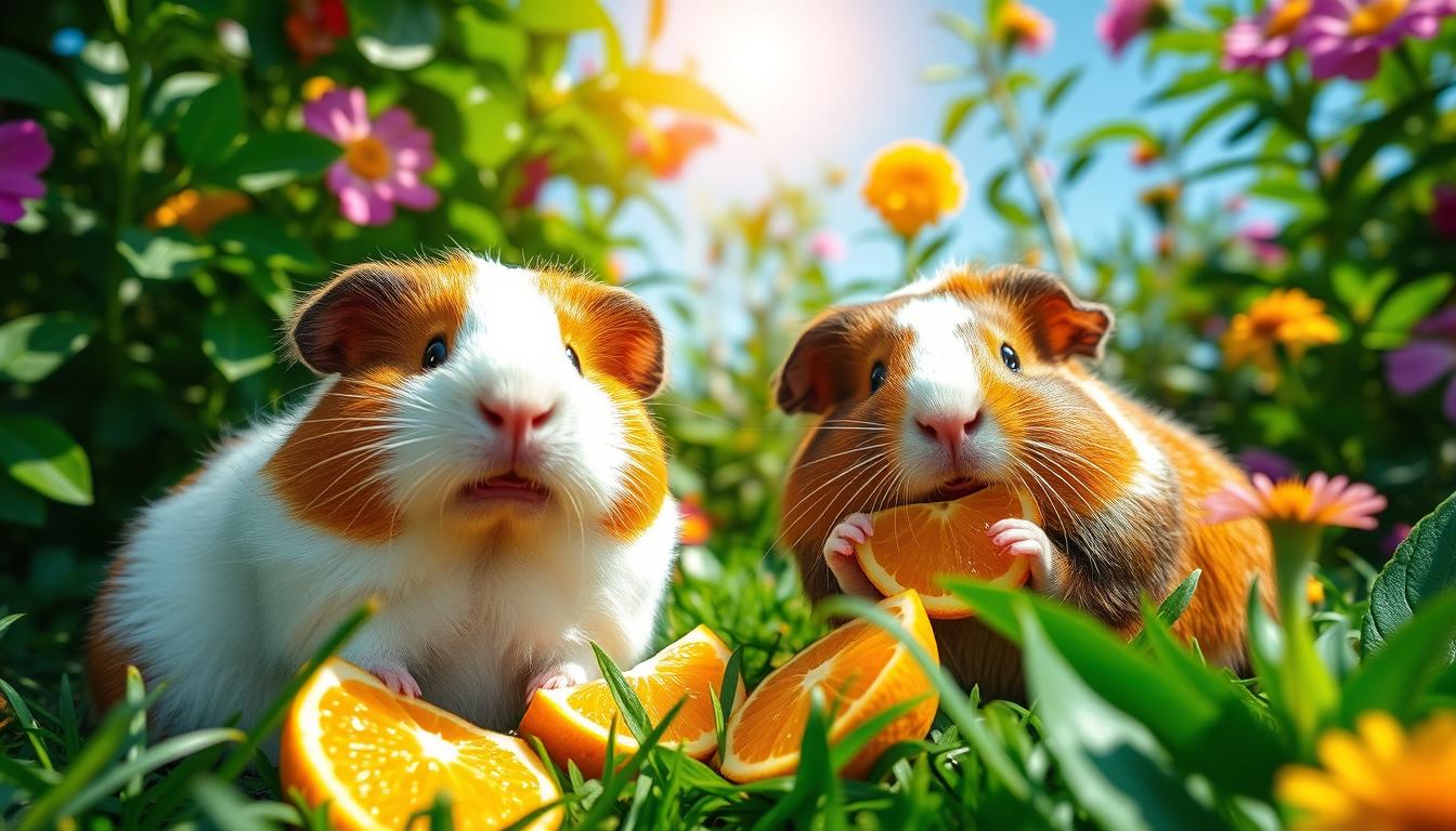 can guinea pigs eat oranges