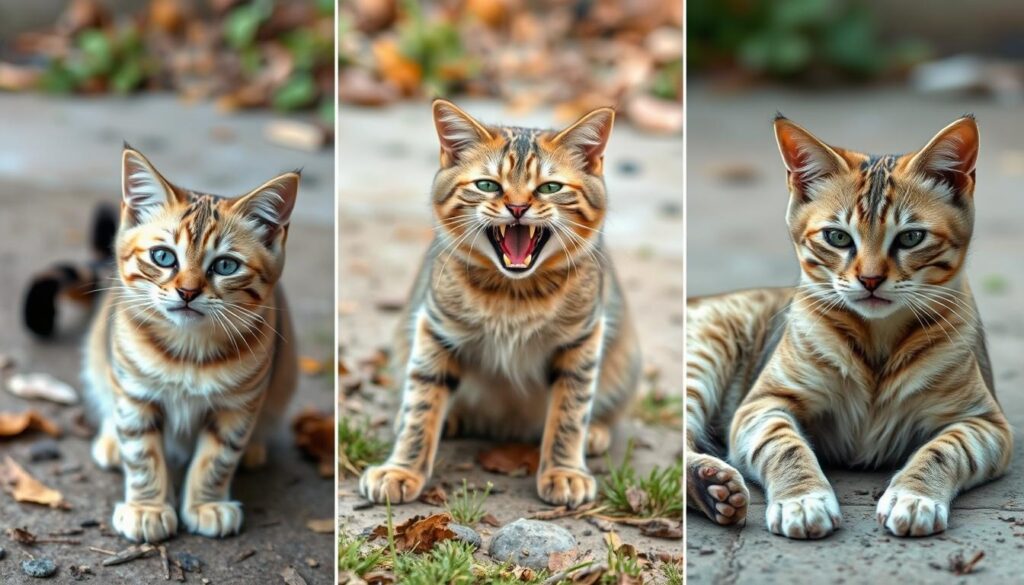 cat rabies stages