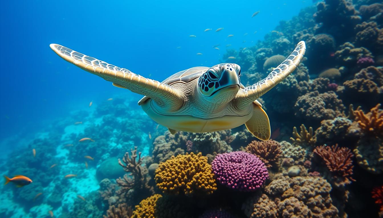 how long can a sea turtle hold its breath