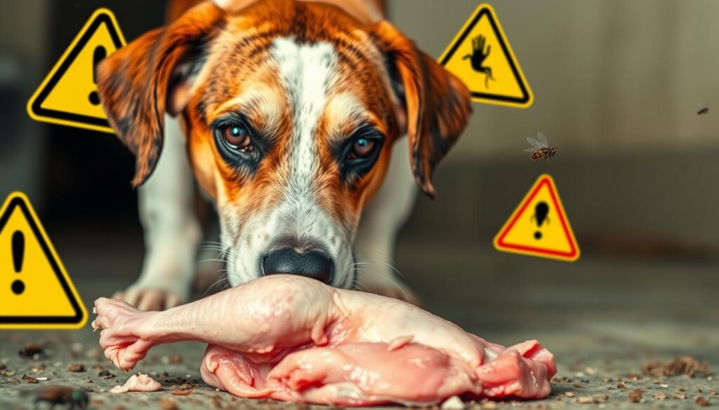 raw chicken risks for dogs