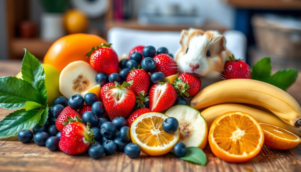 safe fruits for guinea pigs