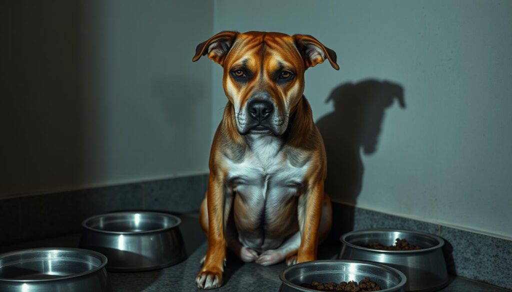 signs of dog starvation