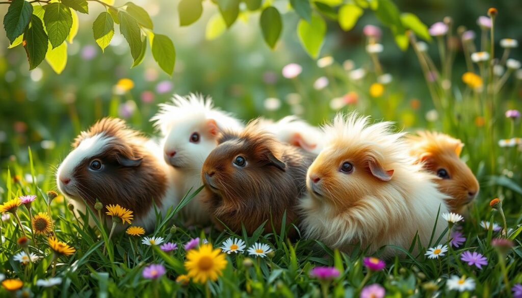 silkie guinea pigs