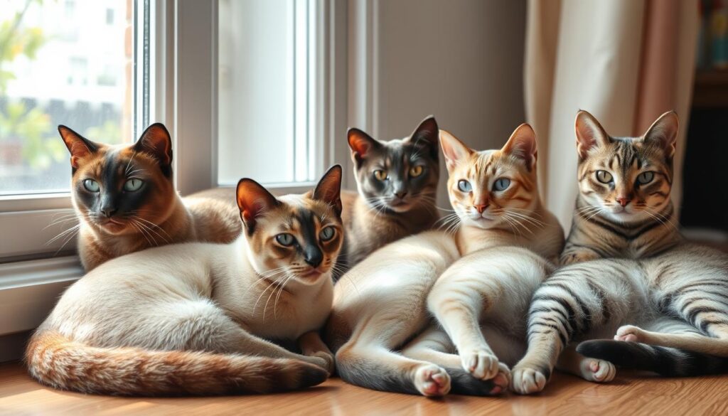 types of siamese cats